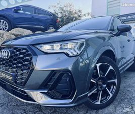 AUDI Q3 SPORTBACK 1.5L 150CH 35 TFSI S LINE S-TRONIC + TOIT OUVRANT/PANORAMIQUE + CARPLAY + CAMERA 360 DEGRES + ECLAIRAGE D'AMBIANCE + GARANTIE 12 MOIS