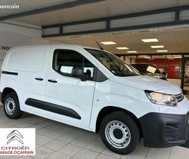 CITROEN BERLINGO VAN CITROEN BERLINGO VAN M 650KG BLUEHDI 100 S&S DRIVER BVM5 TVA RECUPERABLE