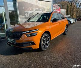 SKODA KAMIQ EXCEPTIONNEL SKODA KAMIQ 1.0 TSI 110 DSG MONTE CARLO (HAUT DE GAMME) 24 990 EUROS OU 399 /MOIS*- GARANTIE 5 ANS POSIBLE