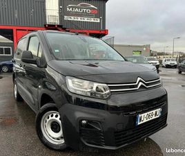 CITROEN BERLINGO SOCIETE CITROËN BERLINGO 1.5 BLUEHDI 130CV CAMERA GPS 3 PLACES BVA EAT8 FOURGON NOIR 1000KGS