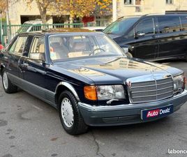 MERCEDES CLASSE S 560 SE MERCEDES CLASSE S 560 SE - SEL LIMOUSINE V8- RARE VERSION ALLONGÉE PAR COACHWORK BY TRASCO- 1ERE MAIN
