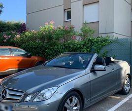 À VENDRE MERCEDES CLASSE E IV (2) CABRIOLET 250 BLUETEC 7G-TRONIC EN EXCELLENT ÉTAT, MISE EN CIRCULATION EN MAI 2013 À AU COMPTEUR 84 560 KM. CT OK . PUISSANCE 