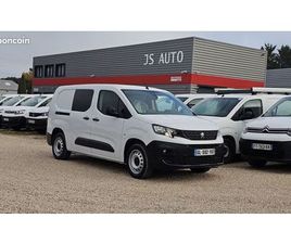 PEUGEOT PARTNER XL BLUEHDI 100CH CABINE APPROFONDIE GPS CARPLAY ATTELAGE