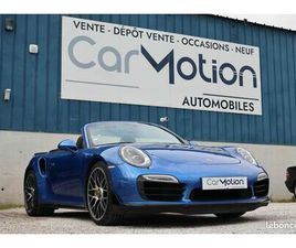 PORSCHE 911 CABRIOLET 991 TURBO S PORSCHE 911 TYPE 991 CABRIOLET TURBO S 3.8 FLAT 6 - 560 CH