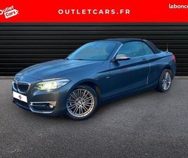 BMW SERIE 2 CABRIOLET 218 BMW SÉRIE 2 CABRIOLET 218IA 136CH LUXURY