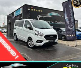 FORD TRANSIT CUSTOM 2.0 TDCI - ! 9 PLACES ! - TVA RÉCUP. - EU6D