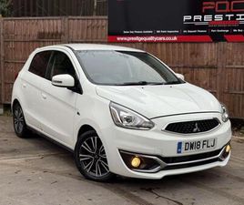 2018 MITSUBISHI MIRAGE 1.2 MIRAGE JURO 5DR HATCHBACK PETROL MANUAL