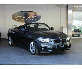 BMW SERIE 2 CABRIO 220 BMW SÉRIE 2 CABRIOLET F23 220D 190 CH M SPORT A