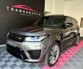LAND ROVER RANGE ROVER SPORT LAND ROVER RANGE ROVER SPORT MARK IV V8 SUPERCHARGED 5.0L SVR A - MÉRIDIAN - TOIT OUVRANT - SOFT CLOSE - CAMÉRA