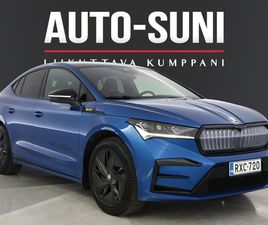 SKODA ENYAQ COUPE 80X 4X4 RS IV - #KORKO 2,99% + KULUT - #ADAPT. VAKKARI #SÄHKÖPENKIT MUISTILLA #HUD #MATRIX-LED #LISÄLÄMMITIN