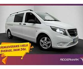 MERCEDES VITO MIXTO MERCEDES-BENZ VITO L3 MIXTO 114 VÄRMARE PDC DRAGKROK 6-SITS