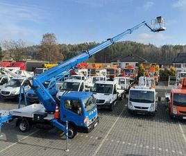 NISSAN CABSTAR NISSAN CABSTAR PODNOŚNIK KOSZOWY 22M RUTHMANN TBR 220.1 ZWYŻKA WUMAG GSR 14M W BOK P7 WIDELKI