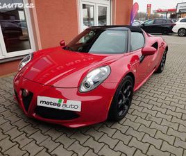 ALFA ROMEO 4C SPIDER ALFA ROMEO 4C SPIDER 1,75 16V TBI