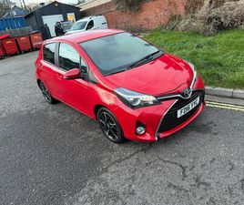 TOYOTA YARIS 2016 (16) - 1.33 DUAL VVT-I DESIGN HATCHBACK 5DR PETROL MANUAL EURO 6 (99 PS)