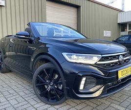 VOLKSWAGEN T-ROC CABRIO 150TSI -AUTOMAAT - R-LINE -LED -GPS -APP -CAMERA -AFN.TRKHK -ALU 19'