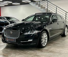 JAGUAR XJ 3.0 D V6 24V DPF 300 CV LUXE PREMIUM / VIRTUAL COCKPIT / TOIT OUVRANT PANORAMIQUE / MERIDIAN SOUND / CAMERA / SOFT CLOSE / TVA APPARENTE