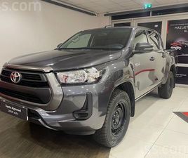 TOYOTA HILUX, CENA 29 200 €. PĀRDOD LIETOTU HILUX DOUBLE CAB 2.4 NOBRAUKUMU (A-TRC) - SĒDEKĻI - - SLUDINĀJUMI