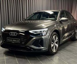 AUDI Q8 SPORTBACK E-TRON 55 AUDI Q8 E-TRON 55 S-LINE SPORTBACK QUATTRO - 549.800 KR