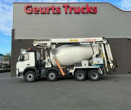 VOLVO FM SERIES VOLVO FM 410 8X4 + STETTER 9 M3 MIXER/MISCHER + THEAM 15 M T — VRACHTWAGENS — MARKTPLAATS