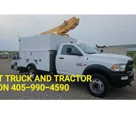 RAM TRUCKS RAM 5500 2017 DODGE RAM 5500 35FT ENCLOSED UTILITY BOX BUCKET TRUCK 6.7L DIESEL