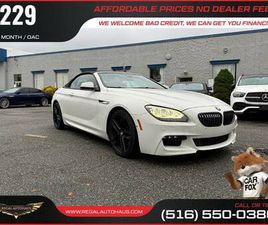 BMW SERIE 6 CABRIO 650 $229/MO - 2014 BMW 6 SERIES 2DR CONV 650I RWD
