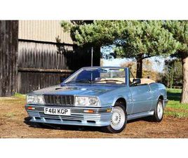 MASERATI BITURBO SPYDER 1989 MASERATI BITURBO SPYDER A VENDRE