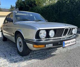 BMW SERIE 5 520 BMW 5ER-REIHE 520I (E28) - WERTGUTACHTEN / HISTORISCHE ZULASSUNG
