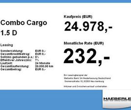 OPEL COMBO CARGO COMBO CARGO 1.5 D EDITION MATRIX-LED, NAVIGATION