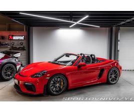 PORSCHE 718 BOXSTER SPYDER PORSCHE 718 SPYDER GTS, DPH, AKRAP 2021