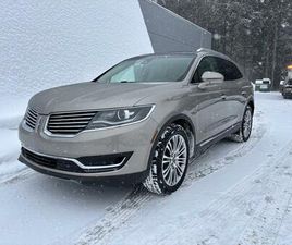 LINCOLN MKX 2018 RESERVE AWD SIEGES CHAUFFANT TOIT OUVRANT NAVIGATION CUIR