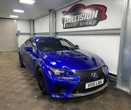 LEXUS RC 2015 LEXUS RC 500 5.0 2DR AUTO COUPE PETROL AUTOMATIC