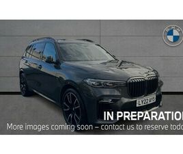 BMW X7 BMW X7 3.0 40D MHT M SPORT SUV 5DR DIESEL HYBRID AUTO XDRIVE EURO 6 (START/STOP) (340 PS)