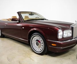 ROLLS ROYCE CORNICHE CABRIOLET 2001 ROLLS-ROYCE CORNICHE V