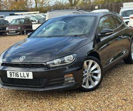 VOLKSWAGEN SCIROCCO 2016 VOLKSWAGEN SCIROCCO 2.0 TSI 180 BLUEMOTION TECH GT 3DR COUPE PETROL MANUAL