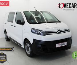 CITROEN JUMPY DOBLE CABINA ABATIBLE TALLA M BLUEHDI 120 S&S 6V