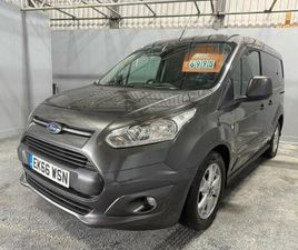 FORD TRANSIT CONNECT VAN 2016 FORD TRANSIT CONNECT 1.5 TDCI 200 TREND PANEL VAN 5DR DIESEL MANUAL L1 H1 (119 G/KM, 118 BHP...