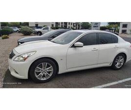 2015 INFINITI Q40, 3.7L, V6, 150,000+MI, WHITE LUXURY SEDAN W/SUNROOF