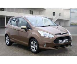 FORD B-MAX 2013 FORD B-MAX 1.4 ZETEC MPV 5DR PETROL MANUAL EURO 5 (90 PS) MPV PETROL MANUAL