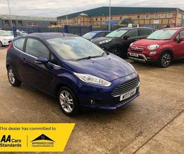 2017 FORD FIESTA 1.25 ZETEC HATCHBACK 3DR PETROL MANUAL EURO 6 (82 PS) HATCHBACK PETROL MANUAL