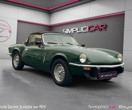 TRIUMPH SPITFIRE 1500 FH 71 CH / CT OK / DOSSIER COMPLET RÉFECTION ATELIER SOUCHET / GARANTIE 12 MOIS