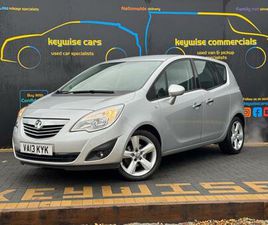 VAUXHALL MERIVA 2013 VAUXHALL MERIVA 1.4I 16V TECH LINE 5DR MPV PETROL MANUAL