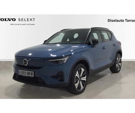 VOLVO XC40 RECHARGE EXTENDED RANGE VOLVO XC40 BEV RECHARGE EXTENDED RANGE PLUS TWIN MOTOR