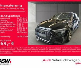 AUDI A3 SPORTBACK S LINE 40TFSI E STRONI LED NAVI B&O