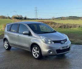 2010 NISSAN NOTE 1.4 N-TEC 5DR MPV PETROL MANUAL