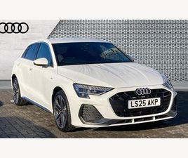 AUDI A3 SPORTBACK 1.5 TFSIE 40 S LINE SPORTBACK S TRONIC EURO 6 (START/STOP) 5DR 17.9KWH