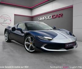 FERRARI 296 GTB 3.0 TURBO V6 HYBRIDE 830 CH ASSETTO FIORANO EXTENDED/ PACK CARBON/ APPROVED 04/2027.