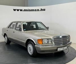 MERCEDES-BENZ W 126 260 SE MUZEÁLIS MINŐSÍTÉS. EREDETI ÁLLAPOTBAN. VEZETETT SZERVIZKÖNYVES