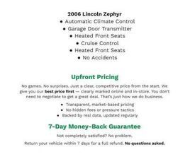 USED 2006 LINCOLN ZEPHYR 4DR SDN