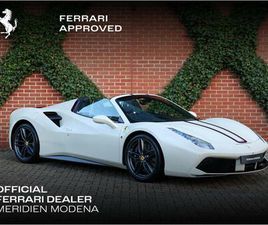 FERRARI 488 GTB 3.9T V8 SPIDER F1 DCT EURO 6 (START/STOP) 2DR