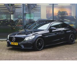 MERCEDES-BENZ C-KLASSE COUPÉ 180 PREMIUM AMG-LINE NIGHT EDITION, PANORAMADAK, BURMESTER, KEYLESS, 19 LM, CAMERA